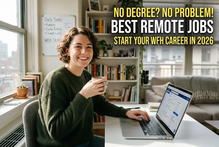 Best remote jobs without degree in 2026 