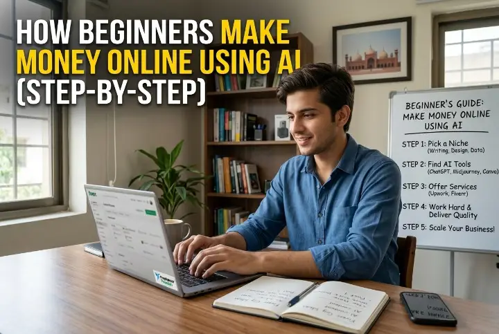 Make money online using AI