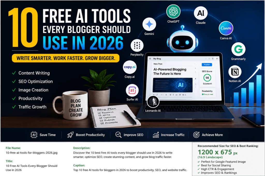 best free ai tools for bloggers