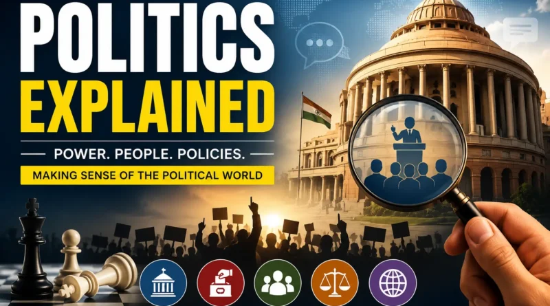 Politics explained with government elections public policy and political system concepts