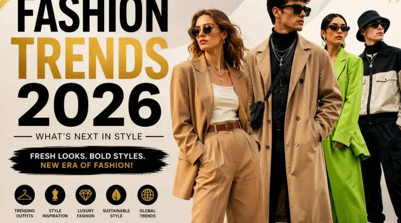 Fashion Trends 2026 featuring modern outfits runway styles seasonal colors and contemporary fashion looks