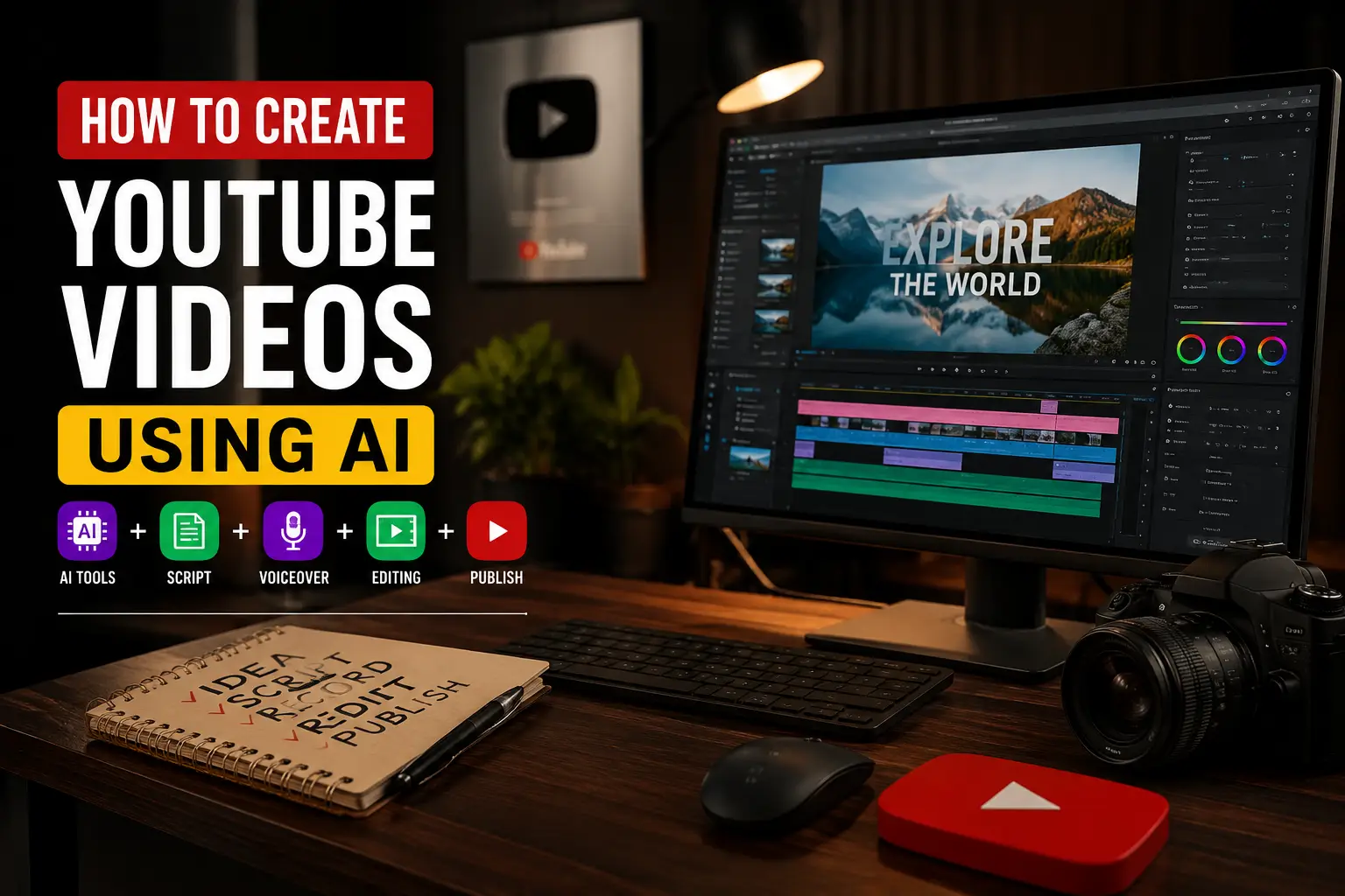 How to Create YouTube Videos Using AI and Make Money in 2026