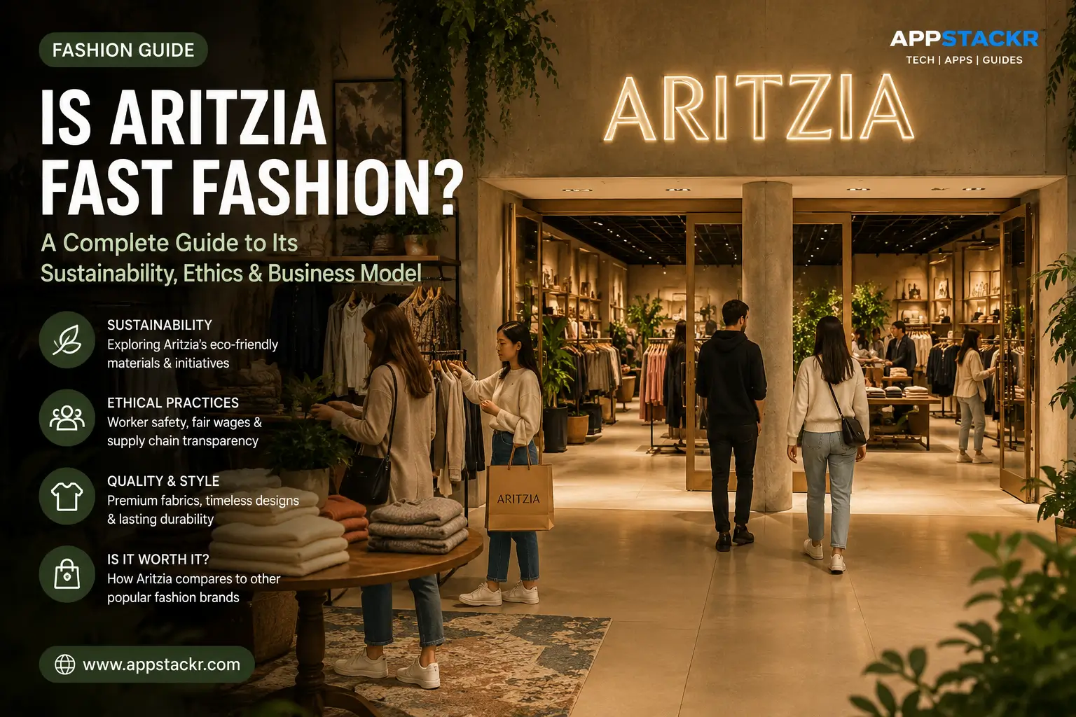 Is Aritzia Fast Fashion? A Complete Guide to Its Sustainability, Ethics & Business Model